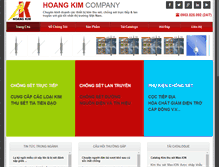 Tablet Screenshot of chongsethoangkim.com